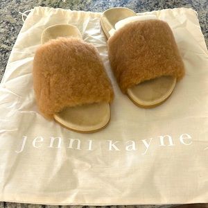 Jenni Kayne shearling slides 36